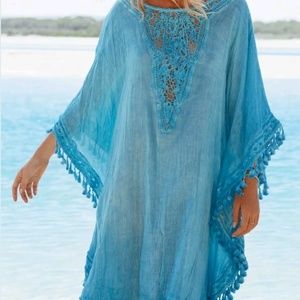 Lula Soul/Ruby Yaya Imagine Kaftan XS Sky NWT